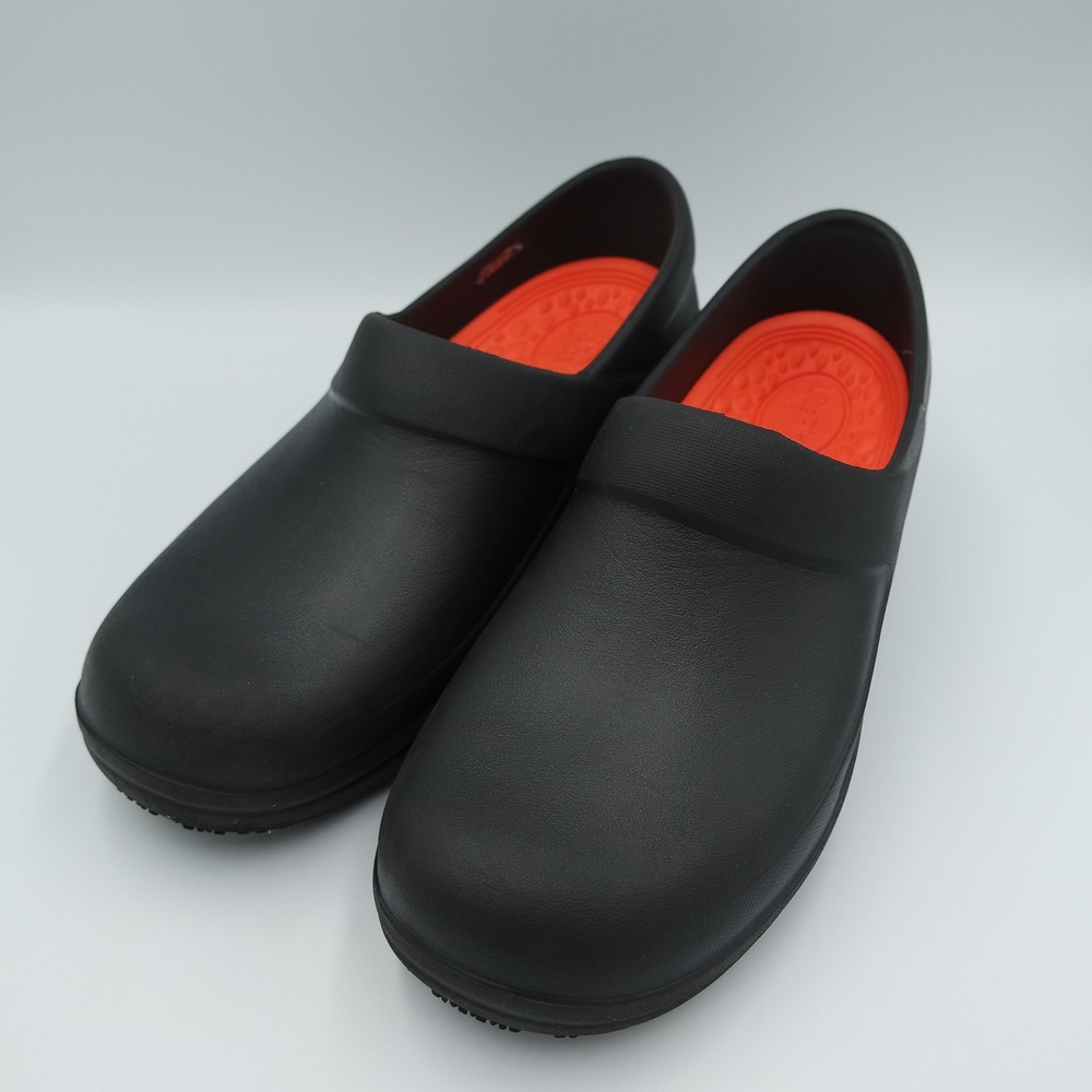 Crocs Neria Pro II Womens Clogs Black LiteRide Slip Resistant Shoes 10 - Picture 9 of 9